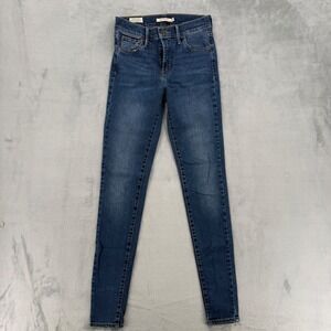 Levi's 720 Super Skinny Jeans Blue Premium Cotton‎ Blend  Women's Size 26